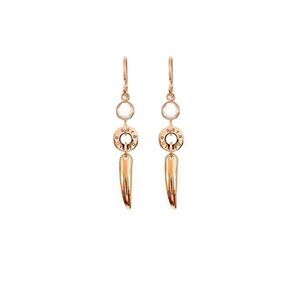 Sara Blaine/eSBe Rose Gold Moon Earrings - NWT